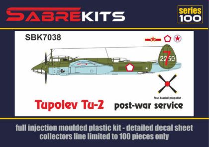 1:72 Tupolev Tu-2 Post-War Service