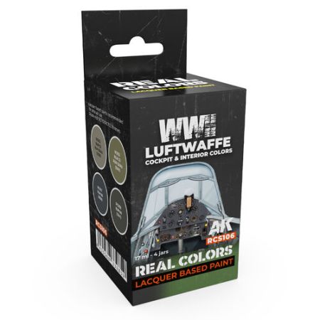 WWII Luftwaffe Cockpit & Interior Colors (4x 17ml)