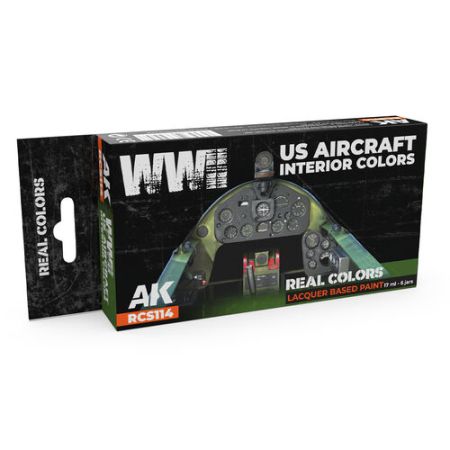 WWII US Aircraft Interior Colors (6x 17ml)