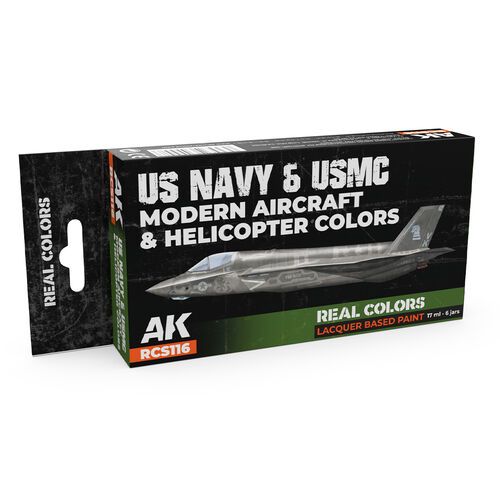 US Navy & USMC Modern Aircraft & Helicopter Colors (6x 17ml)