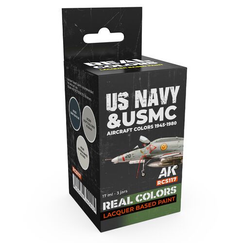 US Navy & USMC Aircraft Colors 1945-1980 (3x 17ml)