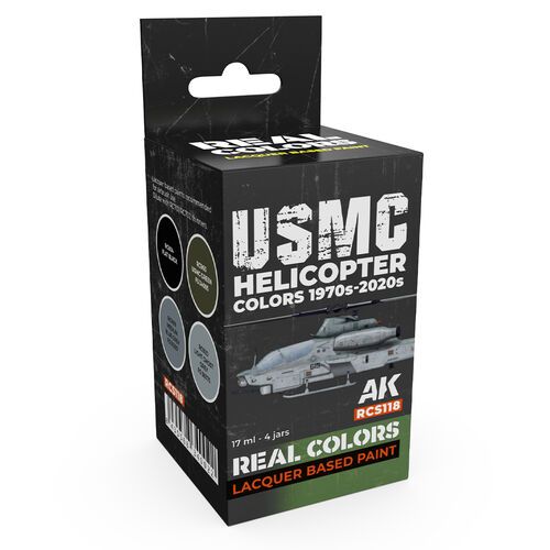 USMC Helicopter Colors 1970s-2020s (4x 17ml)