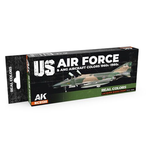 US Air Force & ANG Aircraft Colors 1960s-1980s (8x 17ml)