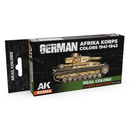 German Afrika Korps Colors 1941-1943 (6x 17ml)