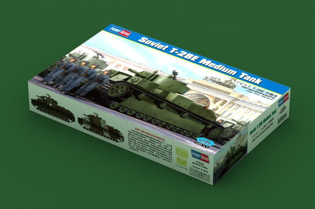 1:35 Soviet T-28E Medium Tank