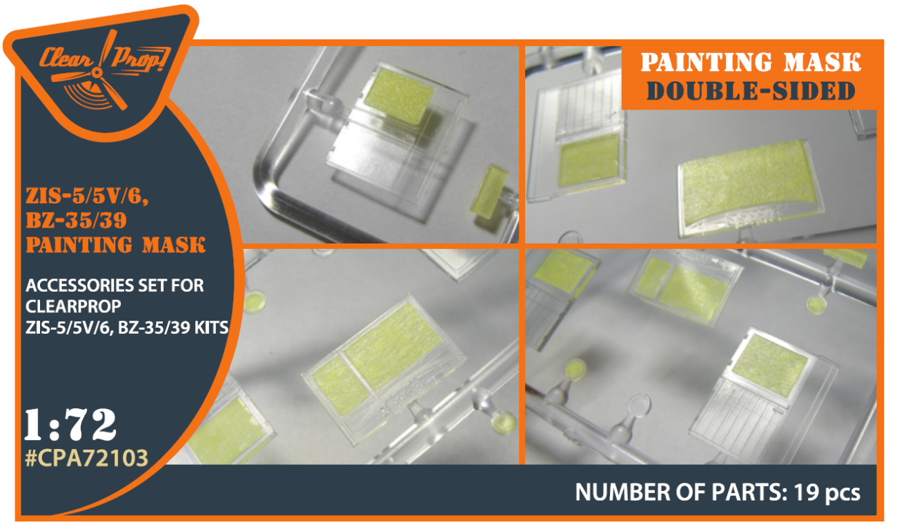 1:72 Soviet ZiS-5V /6/BZ35/39 painting mask