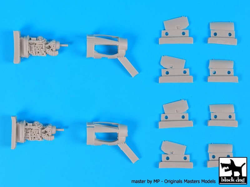 1:72 AC-130 H Hercules 2 engines