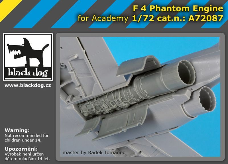1:72 F-4 Phantom engine