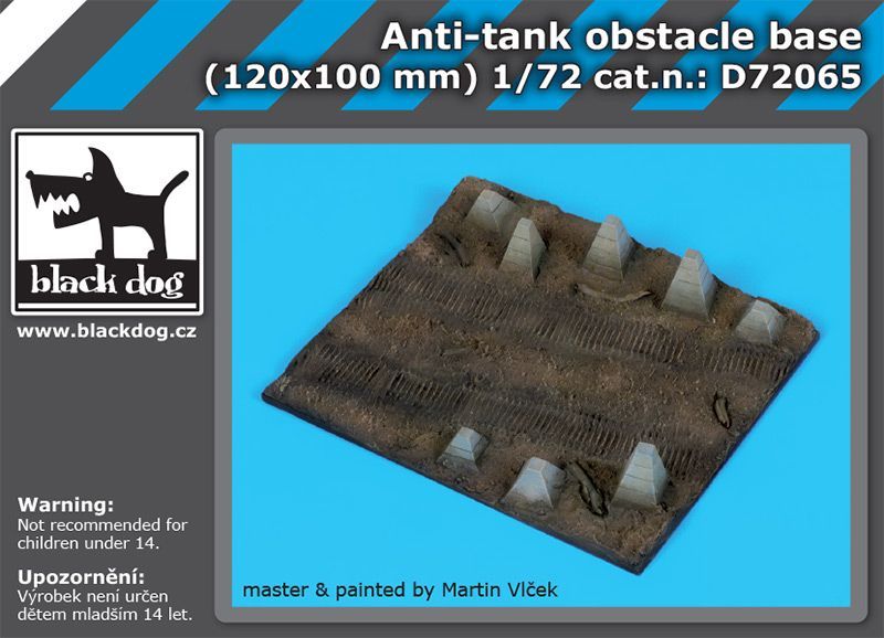 1:72 Anti-tank obstacle base