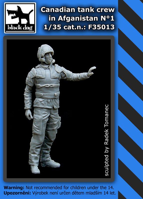 1:35 Canadian tank crew in Afganistan N°1
