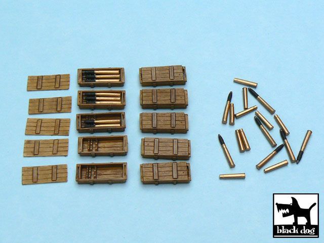 1:48 King Tiger ammo boxes