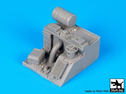 Post apocalyptic chemical factory fantasy base