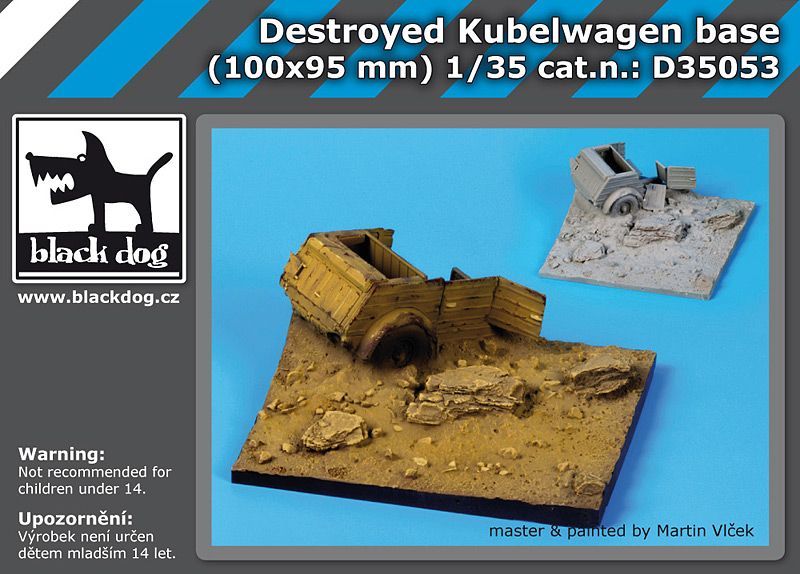 1:35 Destroyed Kubelwagen base