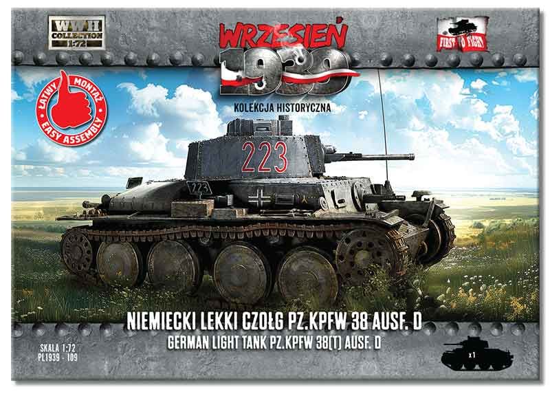 1:72 Pz.Kpfw 38(t) Ausf.D German light tank
