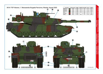 1:35 M1A1 FEP Abrams - Polish Army MBT