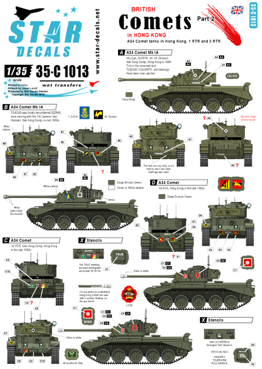 1:35 British Comets # 2. Comets in Hong Kong. A34 Comet