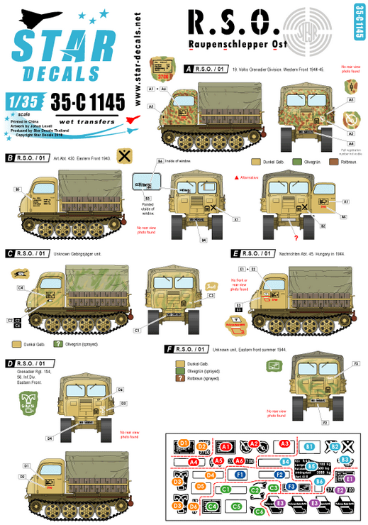 1:35 R.S.O. Raupenschlepper Ost R.S.O. / 01.