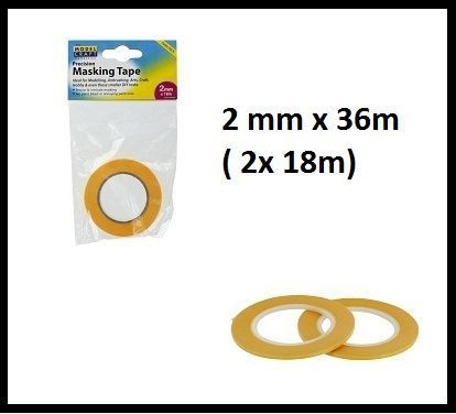 Model Craft - Maskovací páska 2 mm (délka 18m) - 2ks