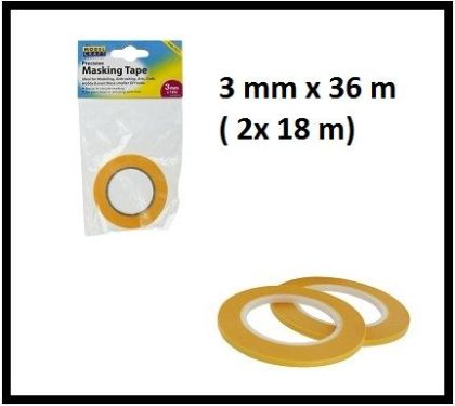 Model Craft - Maskovací páska 3 mm (délka 18m) - 2ks