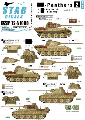 1:72 SS-Panthers # 2. Das Reich and Totenkopf.