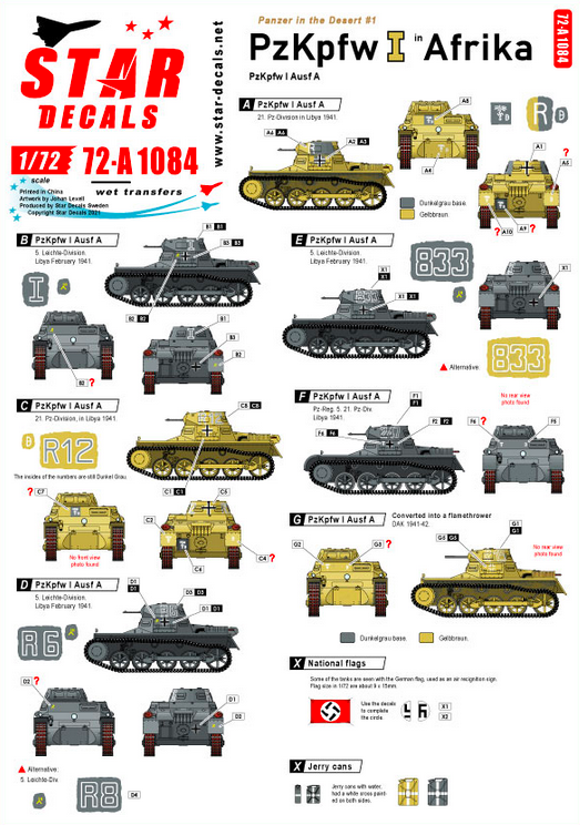 1:72 Panzer in the Desert # 1. PzKpfw I Ausf A