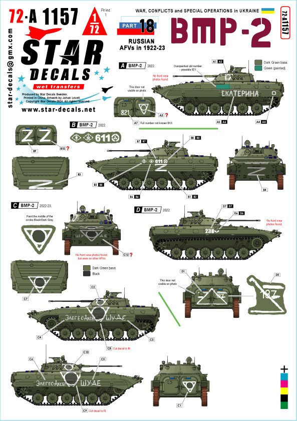 1:72 War In Ukraine #18 - Russian BMP-2 In 2022-23