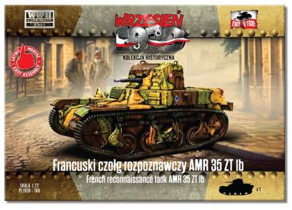 1:72 French reconnaissance tank AMR35 ZT 1b