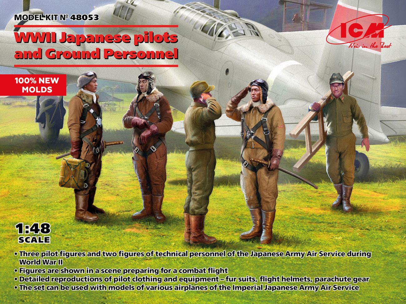 1:48 Japanese pilots and Ground Personnel WWII