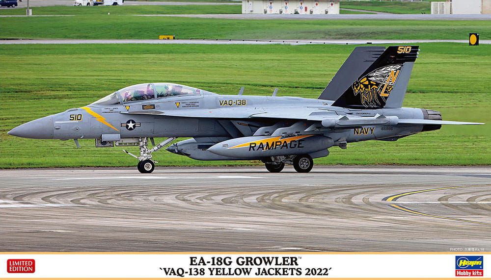1:72 EA-18G Growler VAQ-138 Yellow Jackets 2022