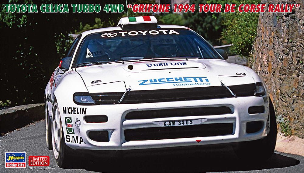1:24 Toyota Celica Turbo 4WD Grifone 1994 Tour De Corse Rally