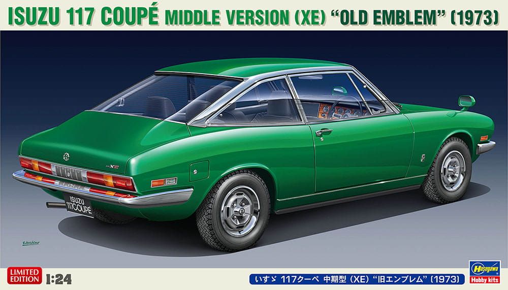1:24 Isuzu 117 Coupe Middle XE Old Emblem 1973