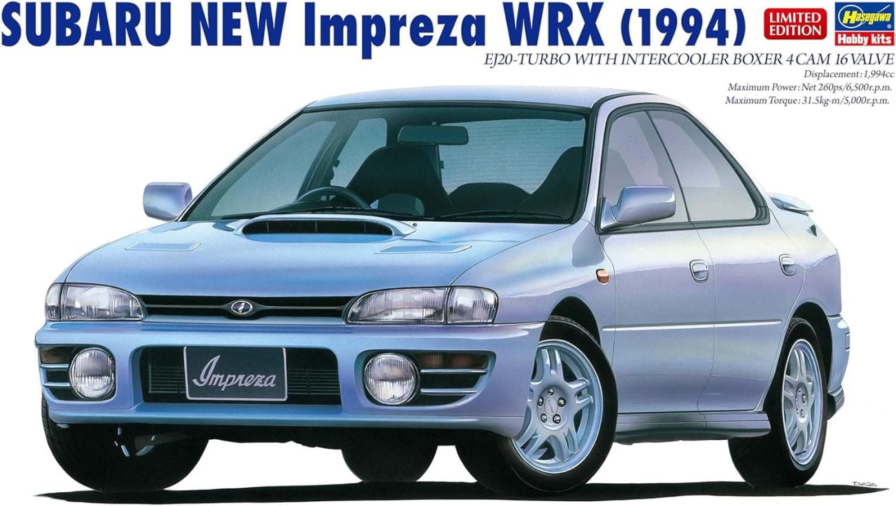 1:24 Subaru New Impreza WRX 1994