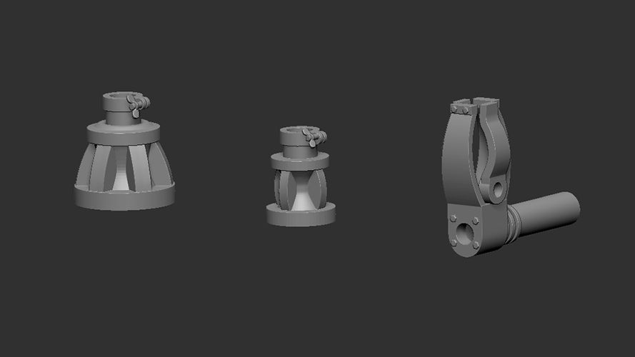 1:16 Antenna mount - WWII German AFV