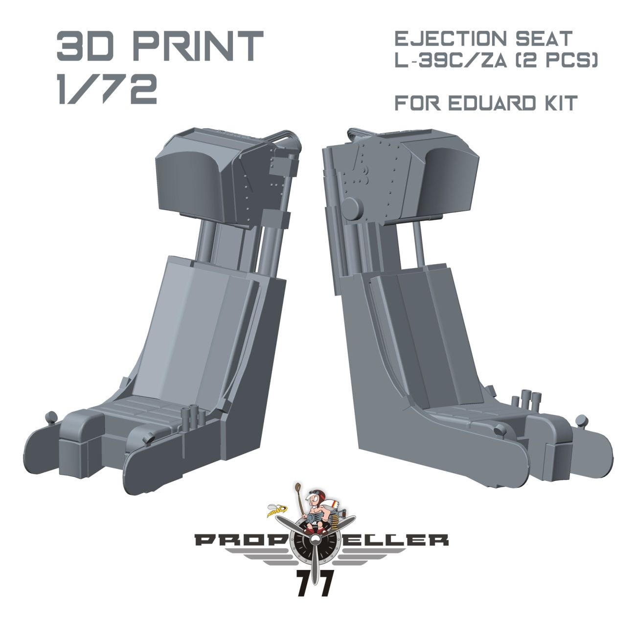 1:72 Ejection Seat L-39C/ZA (2 pcs) for Eduard kit
