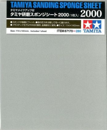 Sanding Sponge Sheet - #2000