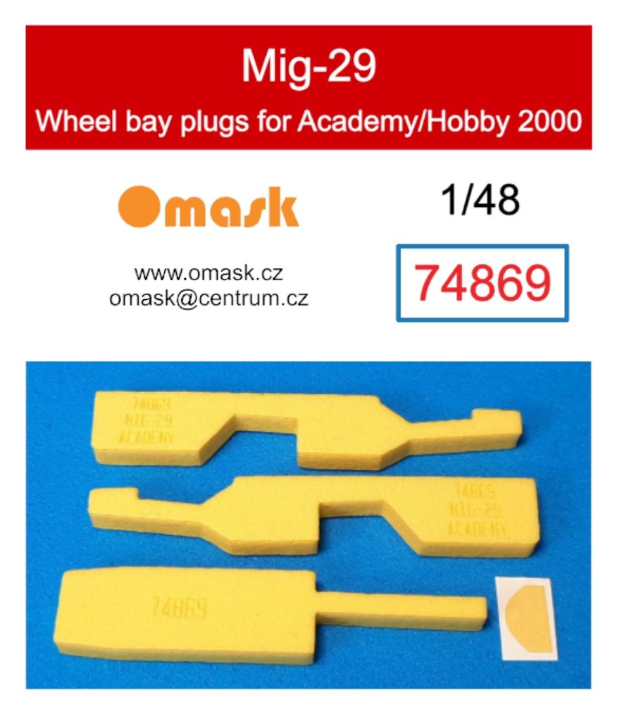 1:48 Mig-29 wheel bay plugs (for Academy/Hobby 2000)