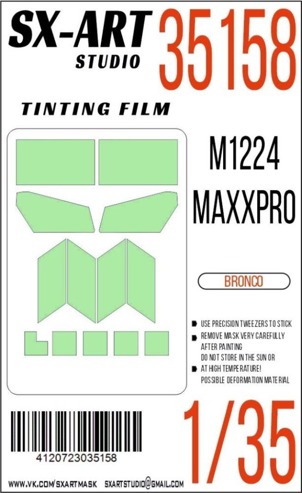 1:35 Tinting Film M1224 MaxxPro (BRONCO)