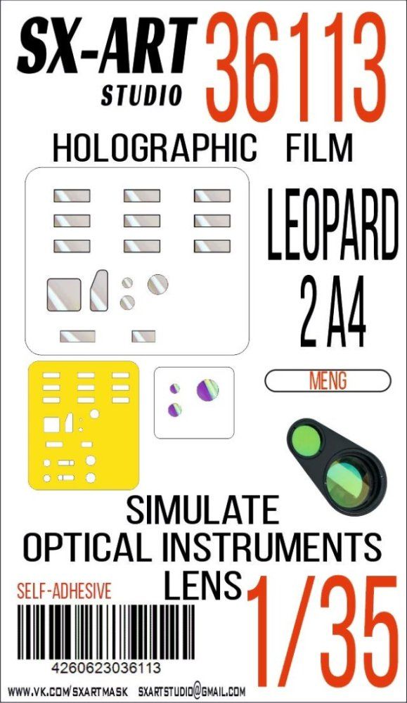 1:35 Holographic film Leopard 2 A4 (MENG)