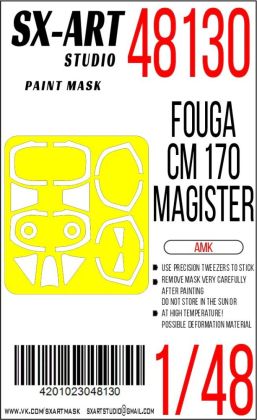 1:48 Paint mask Fouga CM.170 Magister (AMK)