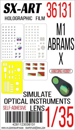1:35 Holographic film M1 Abrams X (AMUS.H.)