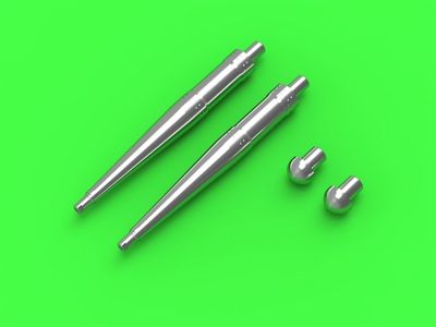 1:24 Spitfire Mk.IXc Hispano 20mm Cannons in Fairings (fits Airfix kits)