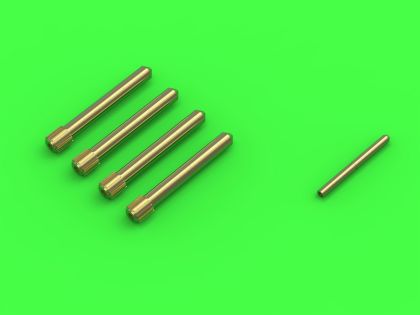 1:48 Hawker Hurricane Mk.IIb Browning .303 cal Barrel Tips & Bead Sight Mount