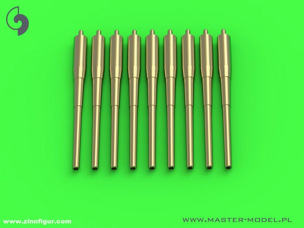 1:700 9 x USN 12 in/50 Mark 8 Gun Barrels for USS Alaska & USS Guam