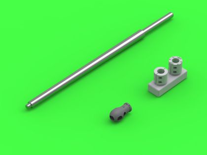 1:35 M10 IIC Achilles - Ordnance QF 17pdr (76.2mm) gun barrel