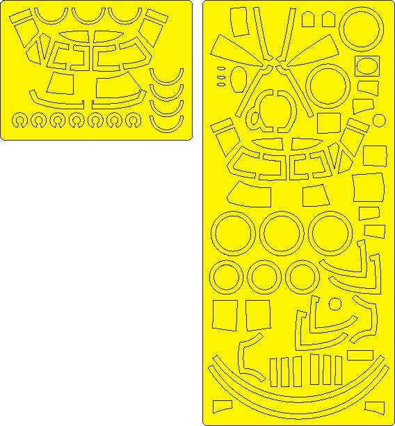 1:48 B-26B Marauder EXPERT kabuki masks