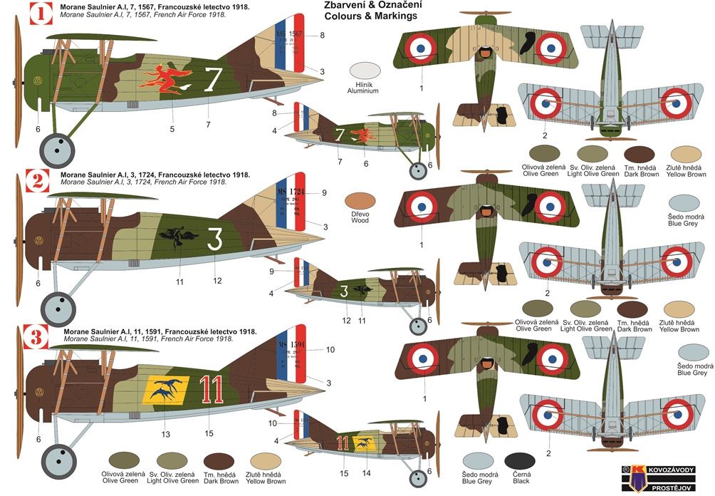 1:72 Morane Saulnier MS.A.I “Over France”