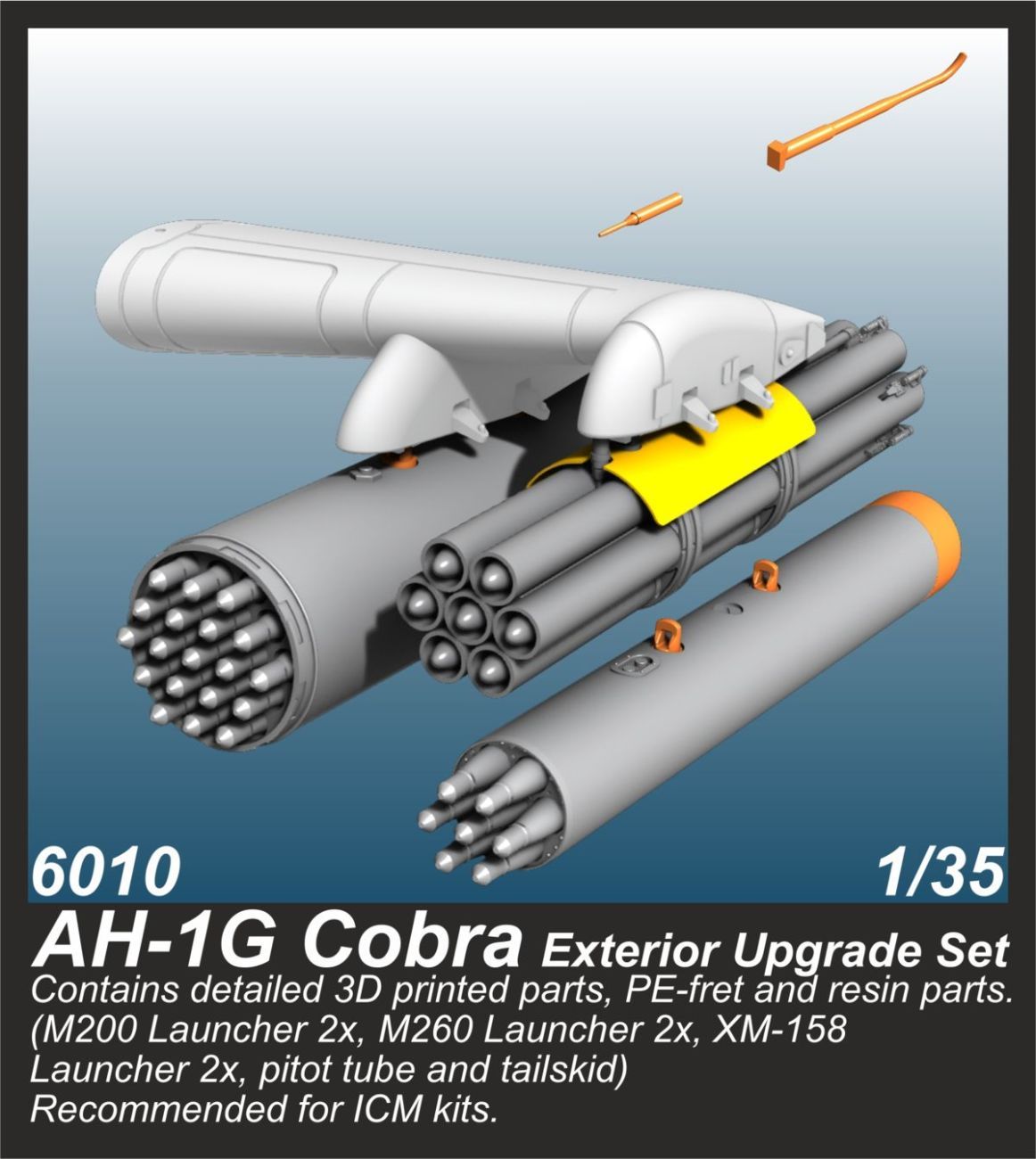 1:35 AH-1G Cobra Exterior Upgrade Set / for ICM kits