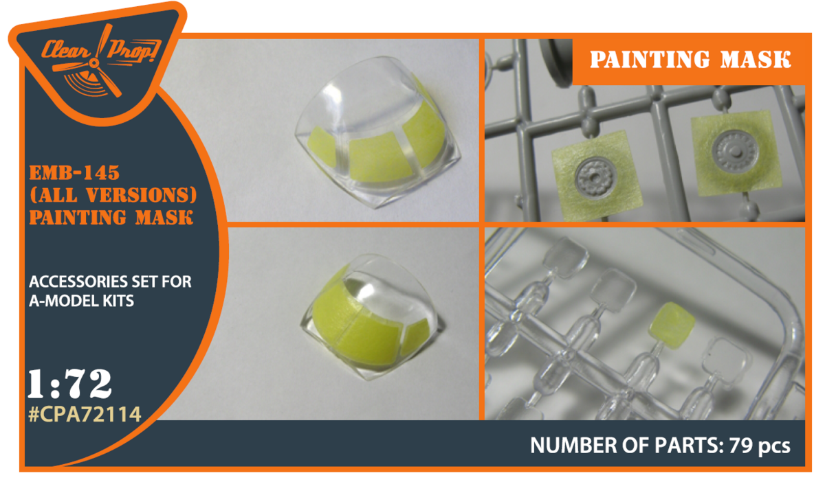 1:72 EMB-145 (All Versions) Painting Masks (For A-Model)