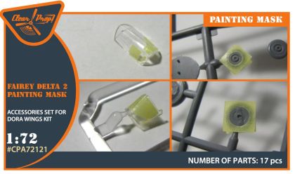 1:72 Fairey Delta 2 Painting Mask For Dora Wings Kit