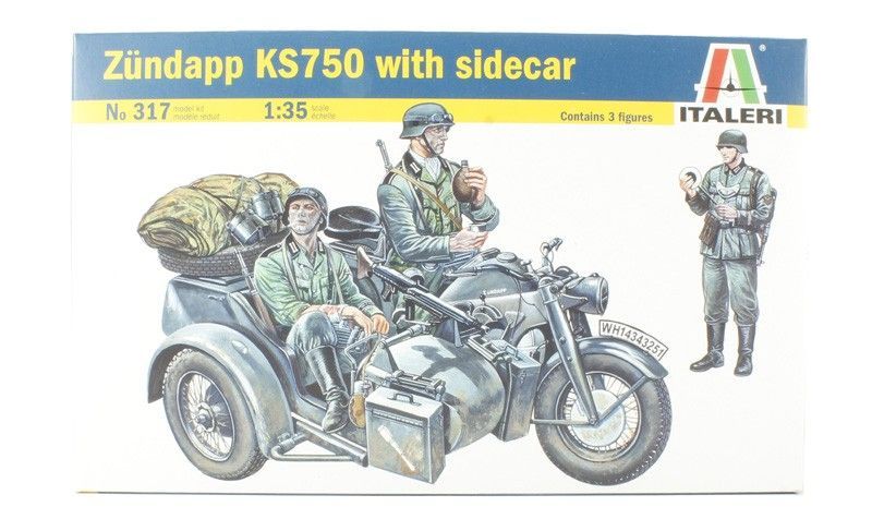 1:35 Zündapp KS750 witch sidecar